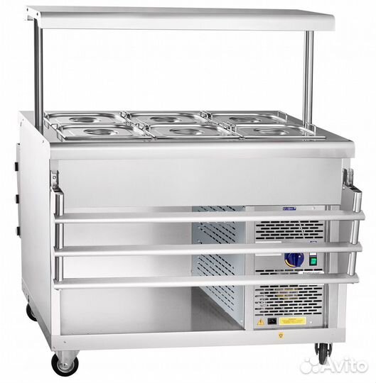 Прилавок д/холод. блюд Abat пвв(н) -70пм-нш кашир