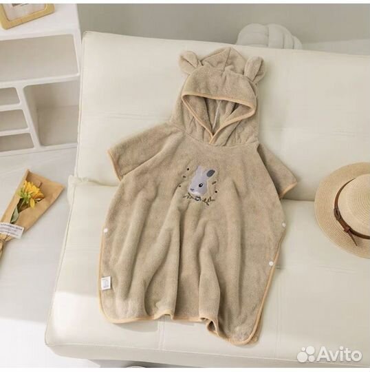 Полотенце пончо детское