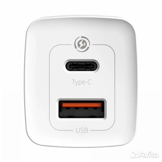 GaN Быстрое зарядное Baseus GaN 65W, USB USB-C