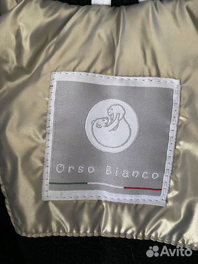 Пуховик orso bianco 128-134