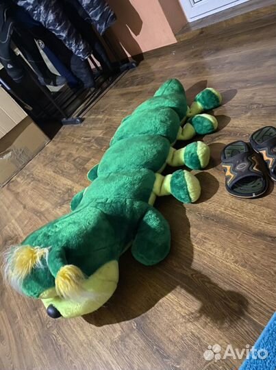 Гусеница мяшкая игрушка 2м