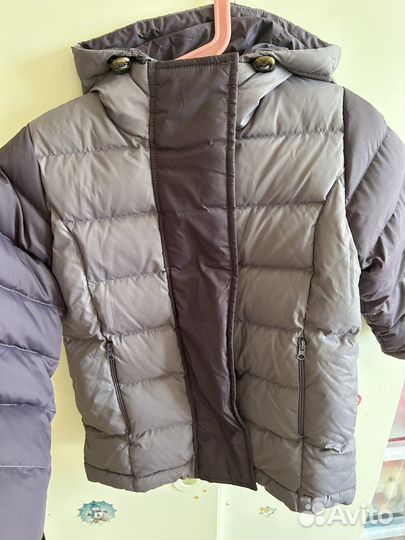 Новая пуховик куртка для девочки на пуху 104