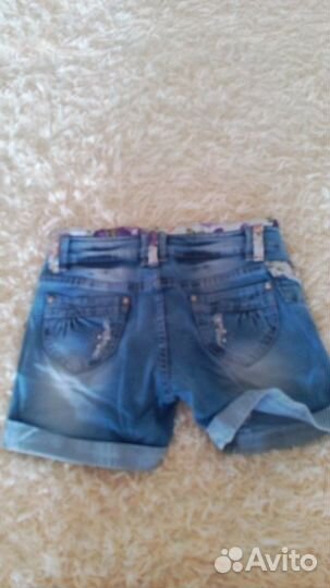 Шорты джинсовые