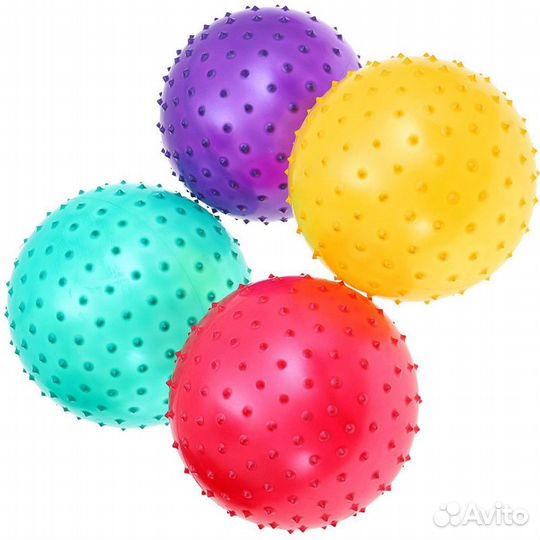 Мяч надувной массажный d-20 см