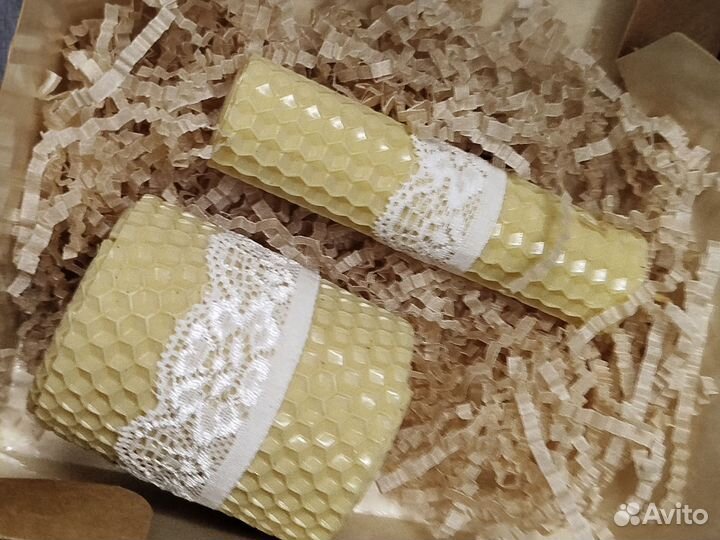 Свечи ручной работы из вощины