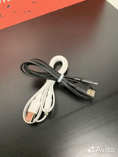 Провод для зарядки iPhone белый/черный