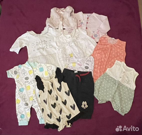 Вещи на малышку 0-6