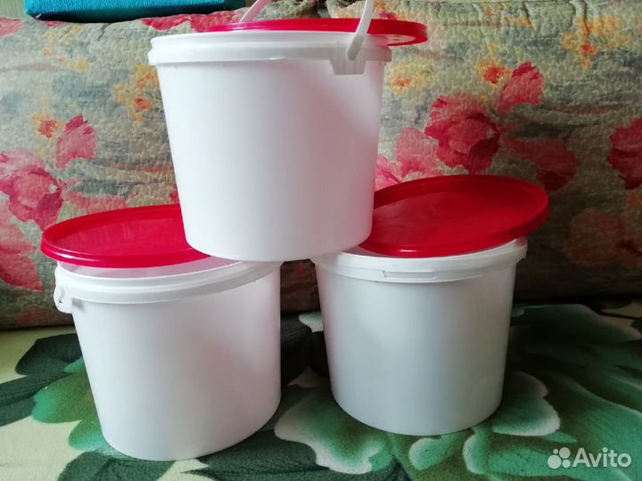Ведро пластиковое