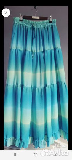 Юбки бохо длинные бренд натуральные ткани