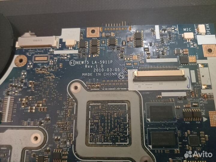 Материнская плата NEW75 LA-5911P rev:1.0
