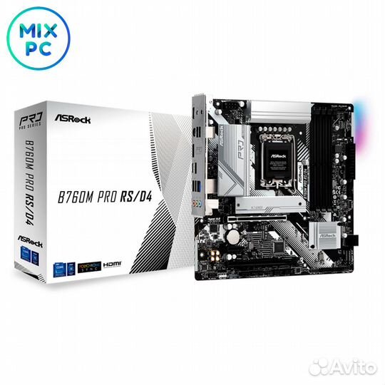 Материнская плата LGA1700 ASRock B760M Pro RS/D4