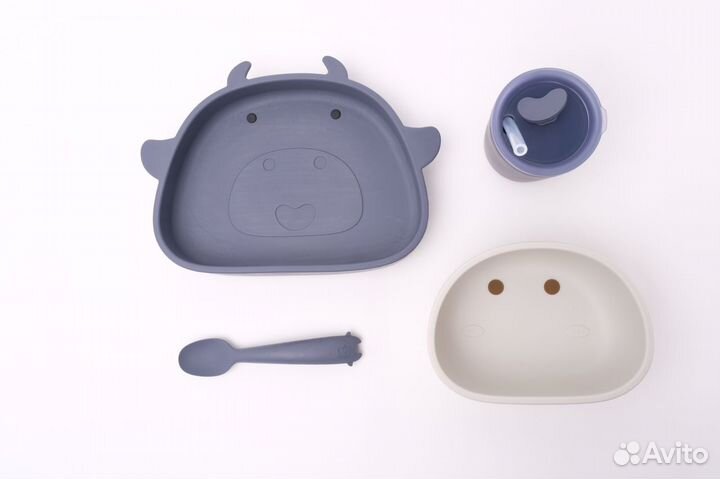 Посуда силиконовая для прикорма Коровка