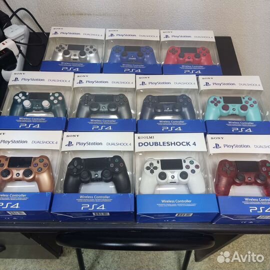 Джойстик ps 4 новый разные цвета