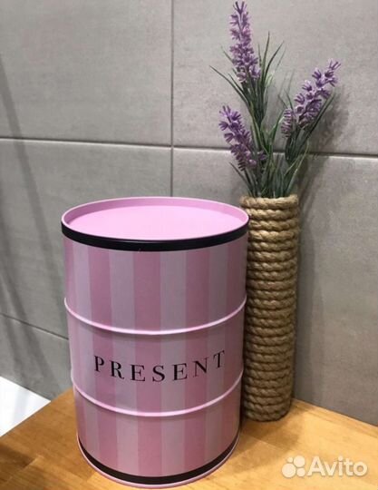 Бочка металлическая декор