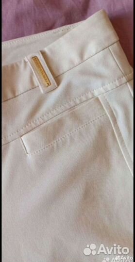 Брюки Luisa Spagnoli 44 леггинсы бежевые плотные