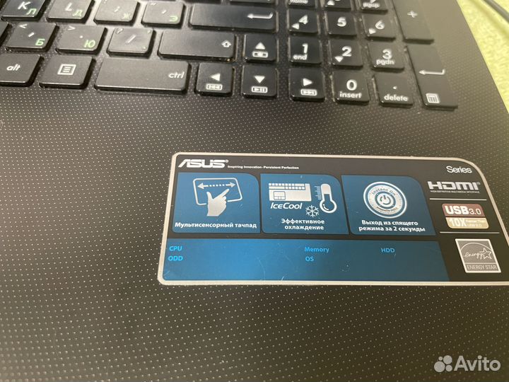 Ноутбук asus X502C