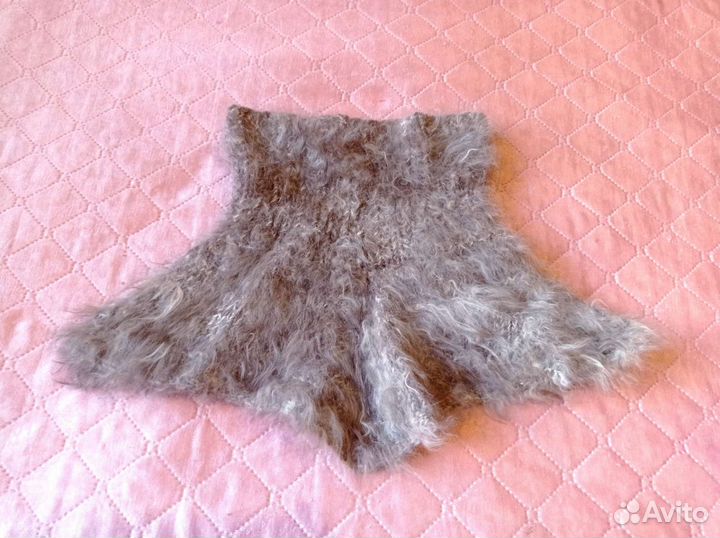 Манишка из пуха