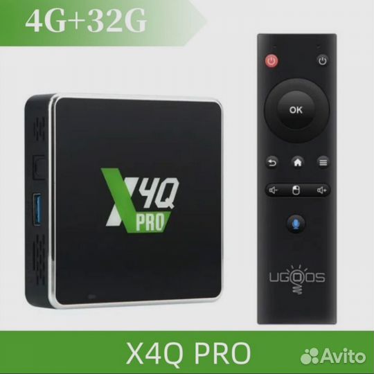 TV приставка Ugoos X4Q Pro 4/32Gb
