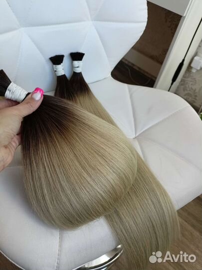 Волосы для наращивания 50см +наращивание