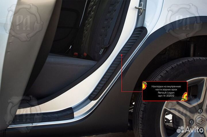 Накладки на арки Renault Logan 2 (14+) RA