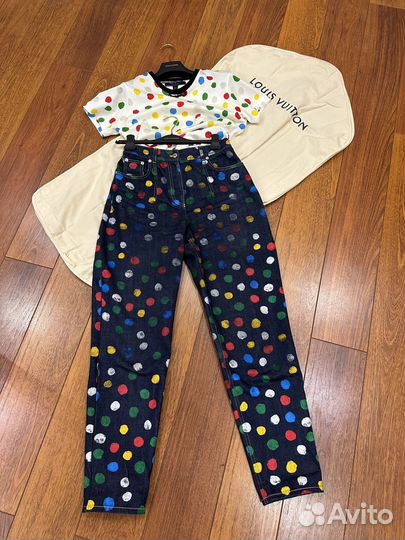 Джинсы Louis Vuitton ихудожница Яёи Кусама