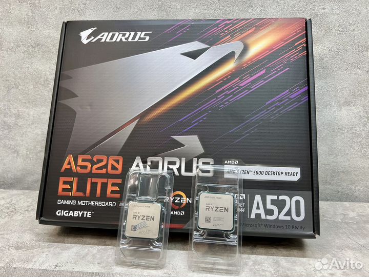 Игровой комплект A520 Elite + Ryzen 5 / 7