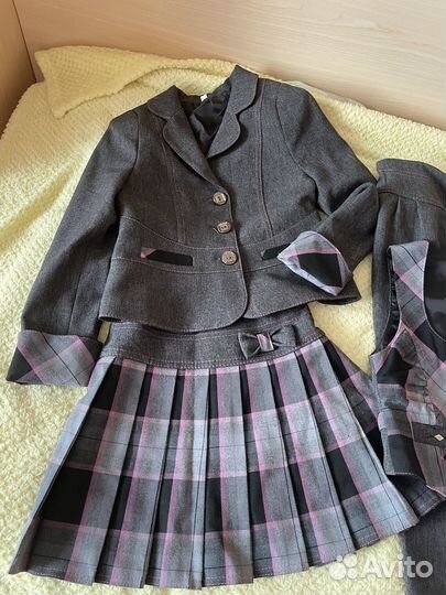 Набор в школу 122-128. Школьная форма девочка