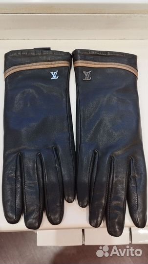 Перчатки женские кожаные