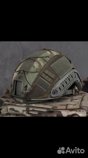 Чехол на шлем мох