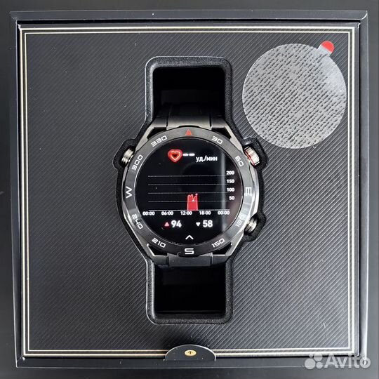 Huawei Watch Ultimate Black + гидрогель