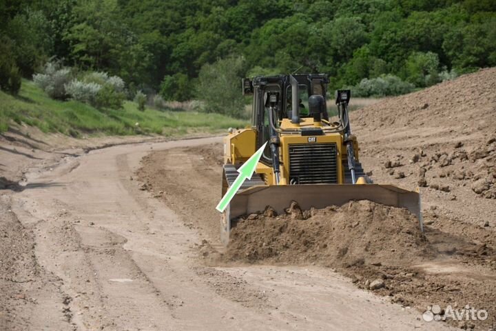 Стекло дверное левое/правое Caterpillar D5R 2XL