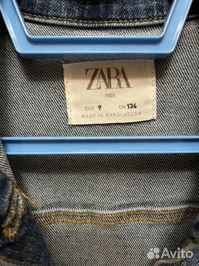 Джинсовая куртка zara для девочки