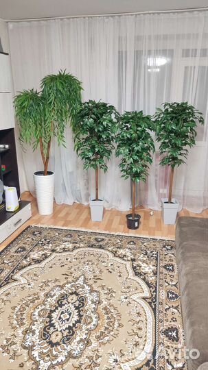 Искусственные деревья, искусственные цветы, зелень