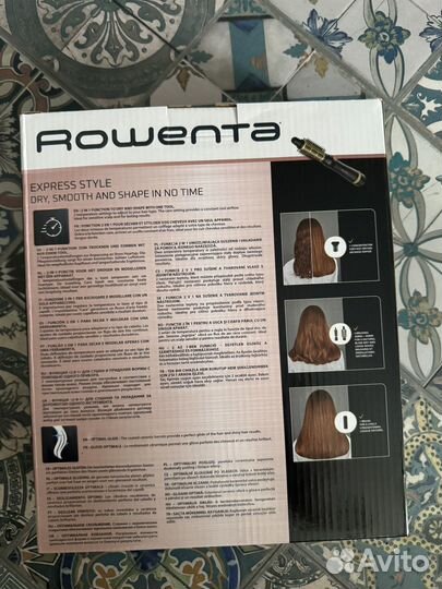 Фен-щетка Rowenta Express Style CF6320F0 новый