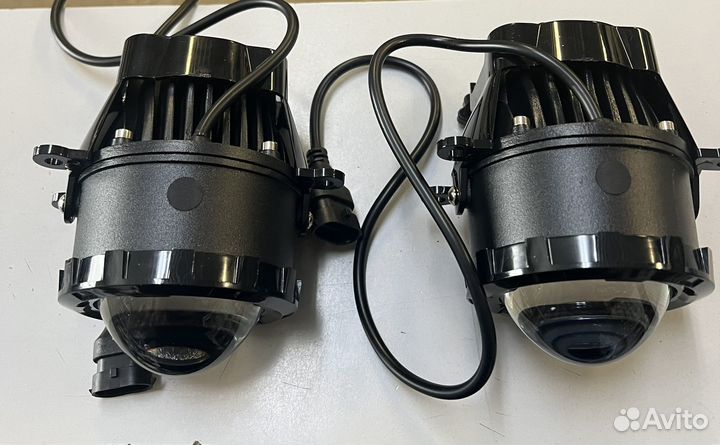 LED птф линза для Лада Vesta, X-Ray, Гранта FL