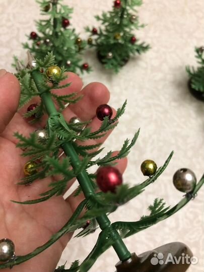 Игрушка новогодняя елочка СССР 12 см