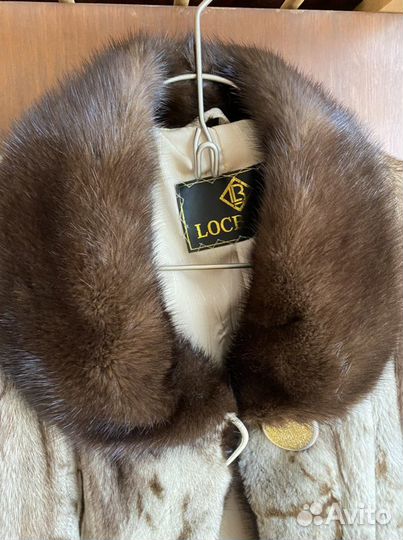 Шуба норковая белая