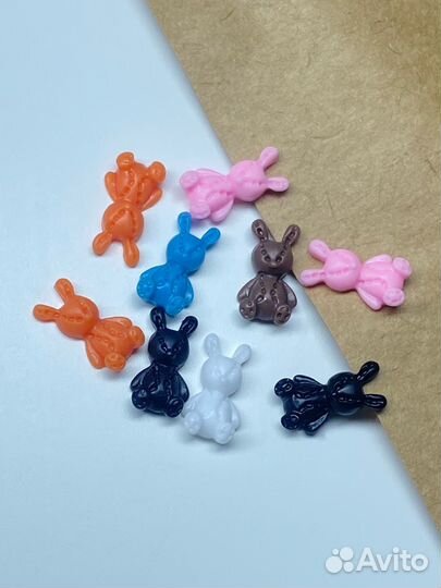 Декор для дизайна 3D кролики