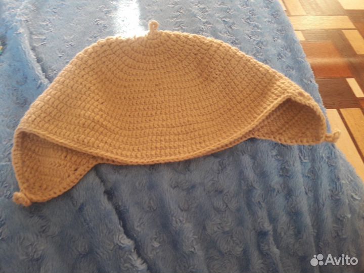 Вязаные банные шапки