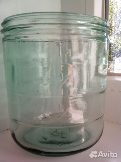 Банка 1 л с делениями СССР