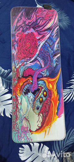 Игровой коврик для мыши с подсветкой