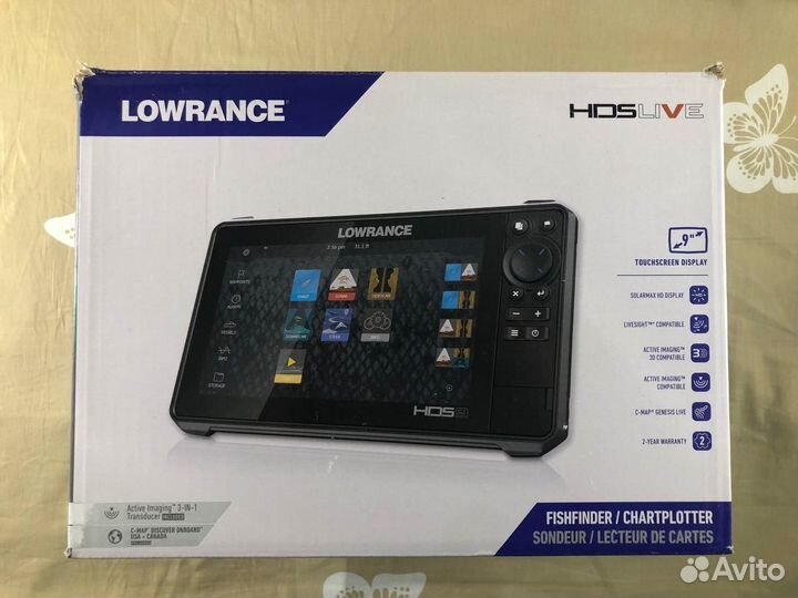 Lowrance hds 9 live с датчиком AI 3in1