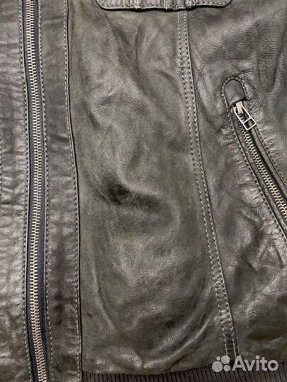 Куртка мужская кожанная осенняя 50-52