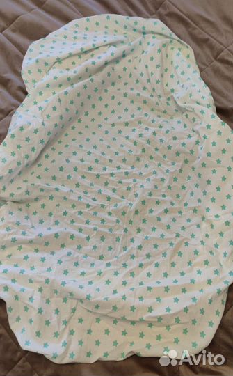 Простыни на резинке, наматрасники 120х60