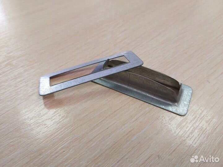 Люверс тента прицепа прямоугольный #38х8мм (в ко