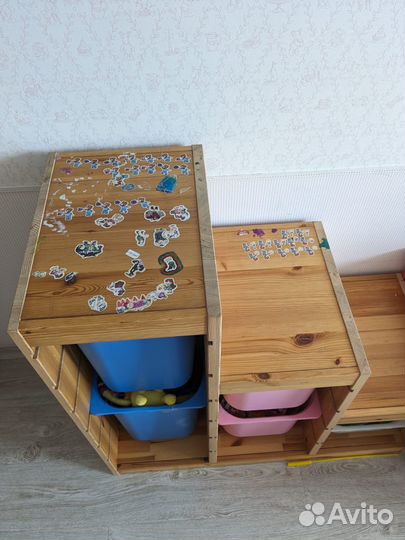 Стеллаж для игрушек Икея