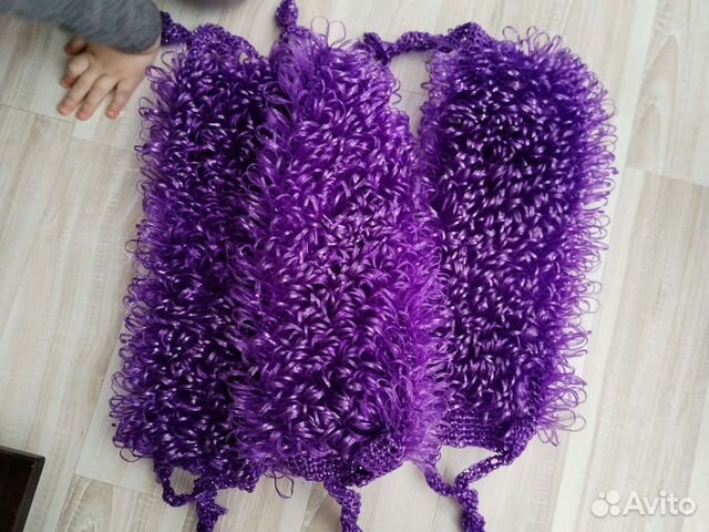 Мочалка ручной вязки