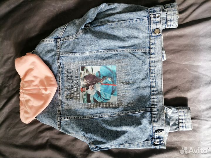 Джинсовая куртка на девочку