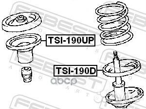 Проставка пружины TSI-190UP TSI-190UP Febest