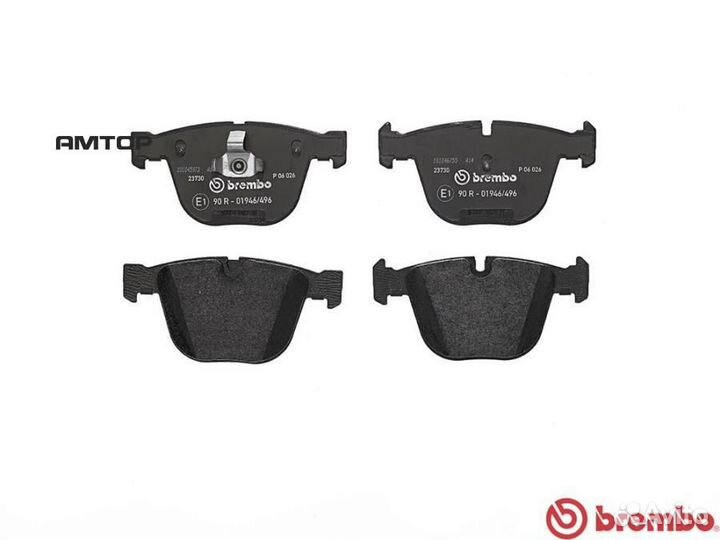 Brembo P 06 026 Колодки тормозные зад BMW X5 70